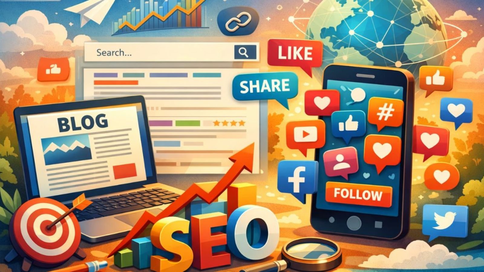 How Do Blogs and Social Media Help SEO?